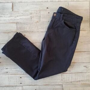 J BRAND Gigi Cropped Black Jeans Size 28